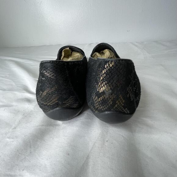 Dansko Shoes Womens Size 8 US 38 Lace Overlay Slip On Comfort Flats Loafers - Picture 4 of 7